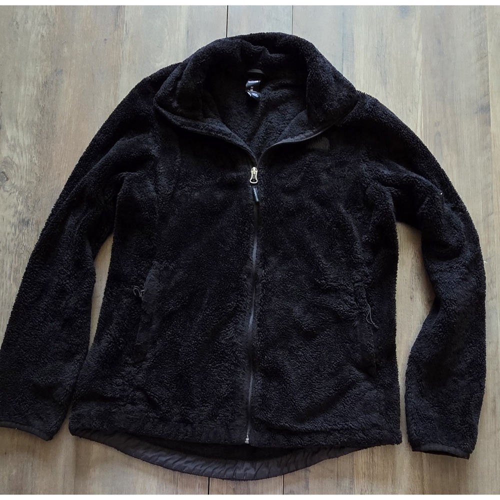 The North Face Black Osito Fleece Full Zip Jacket Women M